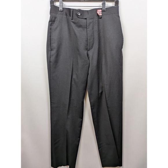 Pronto Uomo Platinum 2-Pcs Charcoal Suit Jacket Blazer 38R Pants 32X28 Wool - Picture 16 of 16